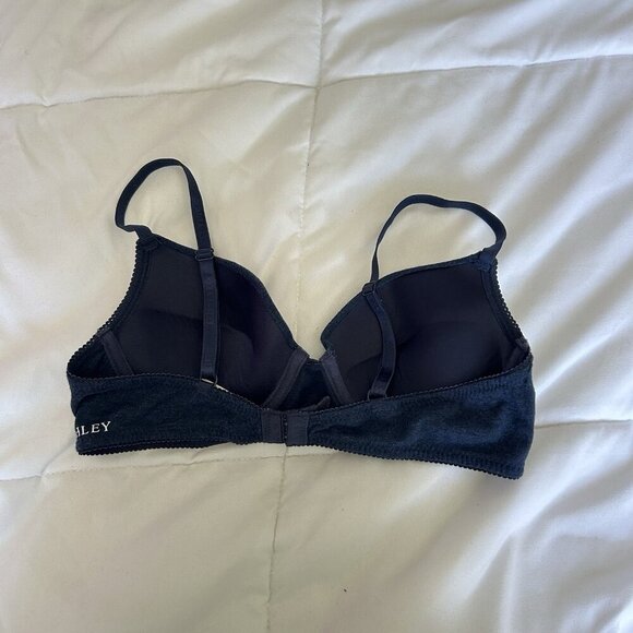 Laura Ashley Womens 2 Pack Bra 34B Pink Blue Underwired Push Up Bra Soft - Picture 8 of 11